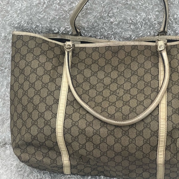 GUCCI GG Plus Monogram Medium Joy Tote Off White - Picture 7 of 16